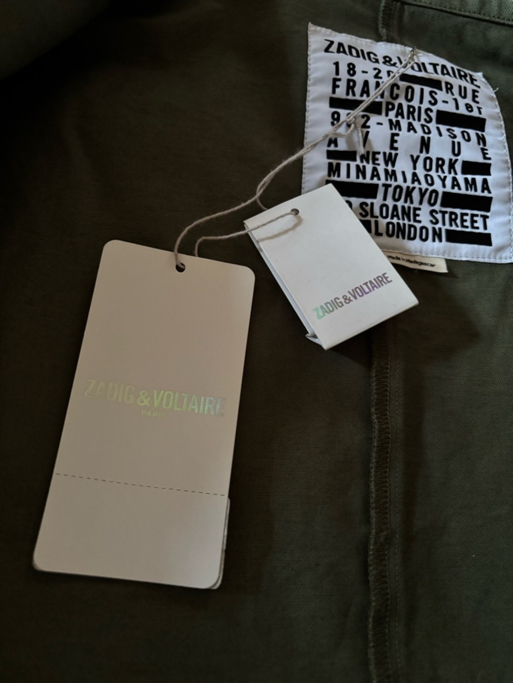 NWT Zadig and Voltaire Virginia Grunge jacket - Picture 12 of 14